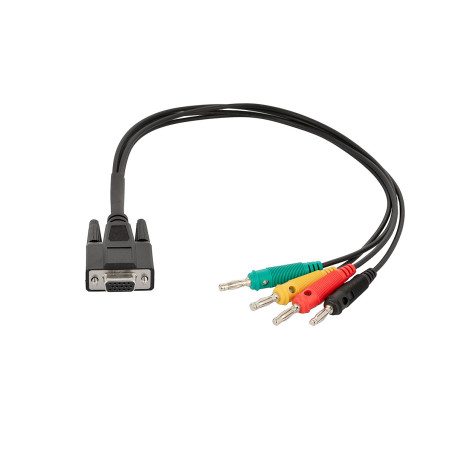 Adapter – 4 mm Banana Plugs (CAN + Power) to HDB15